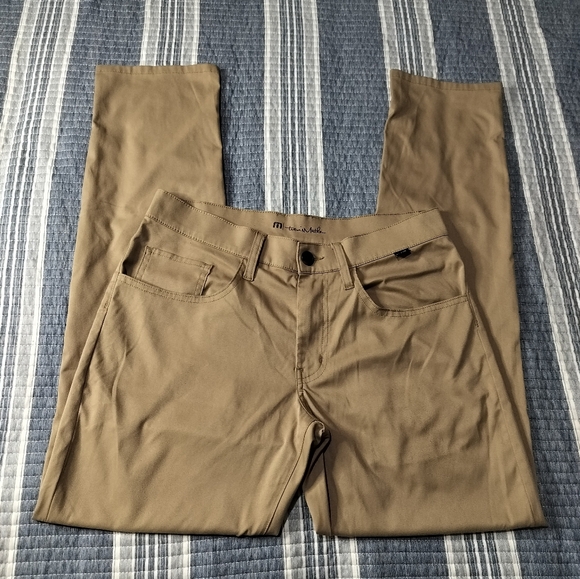 Travis Mathew Men's Tan Golf Pants - Picture 2 of 11